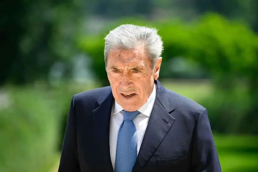 Eddy Merckx en Bruselas en junio de 2025.
