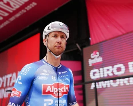 Australia's Kaden Groves in a Alpecin-Premier Tech jersey